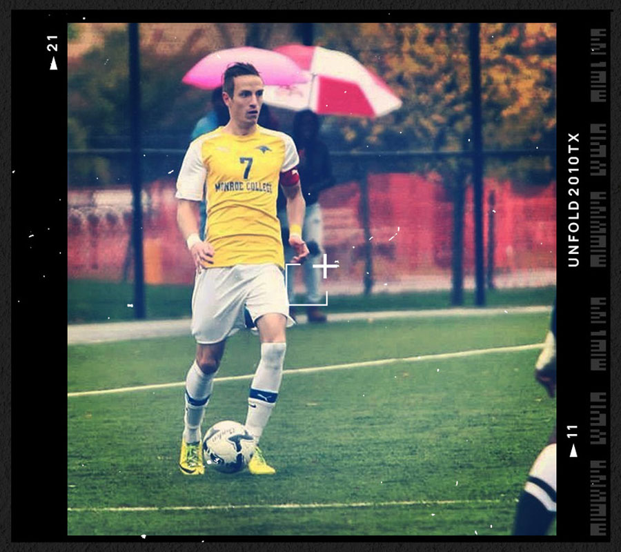 Playing football at Monroe College